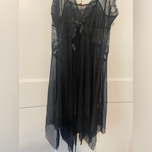 Avidlove Lingerie Lace Babydoll Naughty Exotic Boudoir Black NWOT Large - Picture 14 of 15